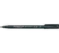 Staedtler 318-9 - Lumocolor OHP Pen Perm Fine 0.6mm Black 318 - (PK10)