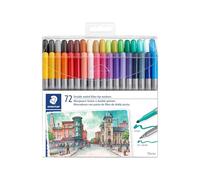Staedtler Design Journey Double Ended Fibre Tip Pens Pack of 72, none