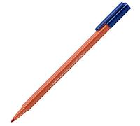 Staedtler 323-24 Triplus Fibre Tip Pen, Triangular Barrel in Cardboard Pack, Washable, Approx. 1 mm, Scarlet Red (Pack of 10)