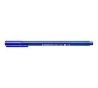 Staedtler 323 Triplus Colour Fibre-Tip Pens, 1.0 mm, Blue, Pack of 10