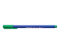 Staedtler 323 Triplus Colour Fibre-Tip Pens, 1.0 mm, Green, Pack of 10