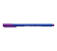 Staedtler 323 Triplus Colour Fibre-Tip Pens, 1.0 mm, Violet, Pack of 10