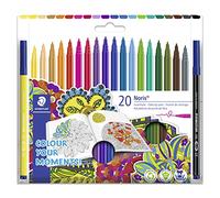 STAEDTLER 326 C20G Fibre-Tip Pen in Cardboard Pack - 20 Colours (1)
