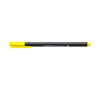 STAEDTLER 334-1 Triplus Fineliner Superfine Pen, 0.3mm Line Width - Yellow (Box of 10)