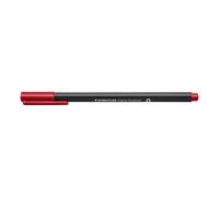 STAEDTLER 334-29 Triplus Fineliner Superfine Pen, 0.3mm Line Width - Carmine (Box of 10)
