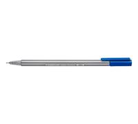 Staedtler Triplus Fineliner Pen 0.8mm Tip 0.3mm Line Blue (Pack 10) 334-3