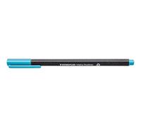STAEDTLER 334-34 Triplus Fineliner Superfine Pen, 0.3mm Line Width - Aqua Blue (Box of 10)