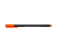 STAEDTLER 334-4 Triplus Fineliner Superfine Pen 0.3mm Line Width - Orange (Box of 10)