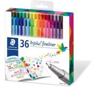 STAEDTLER 334 C36 Triplus Fineliner 36 colours
