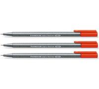 STAEDTLER 334 Triplus Fineliner Superfine Point Pens - 0.3mm (3)