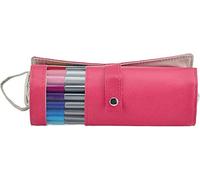 Staedtler 334PC20-20 fine Liner triplus (Triangular, Black roll case with 20 Brilliant Colours, Made in Germany, Super fine, Metal-Framed tip, line Width Approx. 0.3 mm)