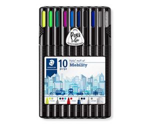 STAEDTLER 34 SB10MS triplus mobility set desktop box of 10 pieces for
