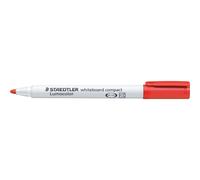 Staedtler 341 Lumocolor Whiteboard Compact Red (Pack-10)