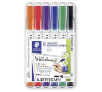 Staedtler 341 WP6 Lumocolor Whiteboard marker Assorted colours 1 p...