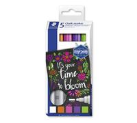 STAEDTLER 344 C5 Design Journey Chalk Markers - Assorted Colours (Pack of 5)