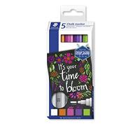 STAEDTLER 344 C5 Design Journey Chalk Markers - Assorted Colours (Pack of 5)
