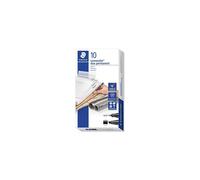 Staedtler 348 B 9 Lumocolor Duo Permanent Marker Bullet tip 0.6 mm Chisel Tip 1.5 m/4 mm, 10 pcs in Box case Black