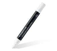STAEDTLER 349-0 Lumocolor Paint Markers - White, 2.0mm (Box of 10) | Round tip, opaque water-based acrylic ink - for glass & metal - item no. 349-0