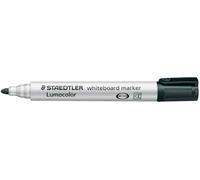 STAEDTLER 351-9 Lumocolor Whiteboard Marker Bullet Tip -Black (Box of 10)