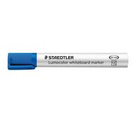STAEDTLER 351 B-3 Lumocolor Whiteboard Marker Chisel Tip -Blue (Box of 10) Chise