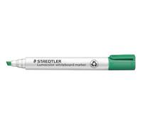 STAEDTLER 351 B-5 Lumocolor Whiteboard Marker Chisel Tip -Green (Box of 10)