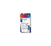 STAEDTLER 351 B10 Lumocolor Whiteboard Marker Bullet Tip, 2.0mm Line Width - Assorted Colours (Box of 10)