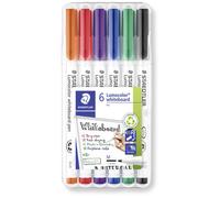 Staedtler Lumocolor 351 C10 Whiteboard Markers - Bullet Tip 2.0mm - Assorted Colours, Pack of 10