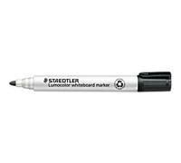 STAEDTLER 351 Whiteboard Marker Medium Bullet Black Pack of 10