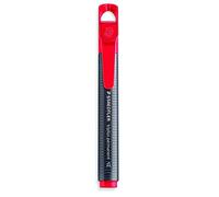 STAEDTLER 3550-2 triplus Chunky Chisel Tip Permanent Marker - Red (Box of 10)