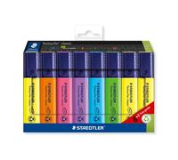 STAEDTLER 364 A C8 Textsurfer Classic Highlighter - Assorted Colours (Card Pack of 6+2 FREE)