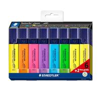 STAEDTLER 364 A C8 Textsurfer Classic Highlighter - Assorted Colours (Card Pack of 6+2 FREE)