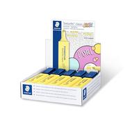 STAEDTLER 364 C-100 Textsurfer Classic Highlighter - Pastel Bright Yellow (Box of 10)