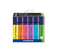 STAEDTLER 364 C6 Textsurfer Classic Highlighter - Assorted Colours (Card Pack of 6)