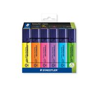 STAEDTLER 364 C6 Textsurfer Classic Highlighter - Assorted Colours (Card Pack of 6)