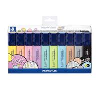STAEDTLER 364 CWP10 Textsurfer Classic Highlighter - Assorted Vintage & Pastel Colours (Pack of 10)