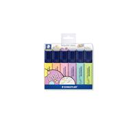 STAEDTLER 364 CWP6 Textsurfer Classic Pastel Highlighters - Assorted Colours (Pack of 6)