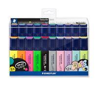 STAEDTLER 364 WP20 Textsurfer Classic Highlighter - Assorted Neon and Pastel Colours (Pack of All 20 Colours)