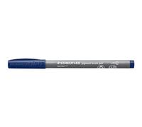 STAEDTLER 371-399 Pigment Arts Brush Pen - Navy Blue (Box of 10)