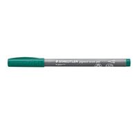 STAEDTLER 371-539 Pigment Arts Brush Pen - Fir Green (Box of 10)