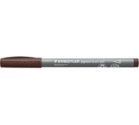 STAEDTLER 371-78 Pigment Arts Brush Pen - Dark Brown (Box of 10)
