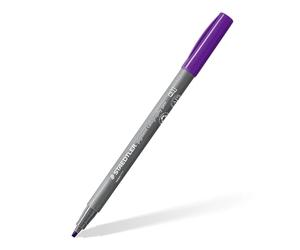 STAEDTLER 375-6 Calligraphy Fibre Tip Pigment Arts, Purple, 2.00 mm Calligraphy Tip, Pigmented Premium Drawing Ink, Waterproof, Hand Lettering Single Pen