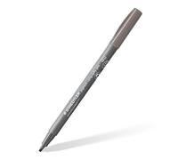 Staedtler 375-84 Calligraphy Fibre Tip Pigment Arts, Medium Warm Grey, 2.00 mm Calligraphy Tip, Pigmented Premium Drawing Ink, Waterproof, Hand Lettering Single Pen