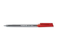 STAEDTLER 430 - Ballpoint Pen, Medium Tip: 1 mm, red: 0.35 mm Nib, Pack of 10, Ref. 430 M-2 red 2 - confezione red