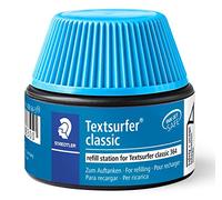 STAEDTLER 488 64-3 Textsurfer Classic Highlighter Refill Station for 364-3 - Blue Ink (1 x 30ml Refill Station)