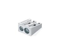 STAEDTLER 510 20 Metal Double-Hole Sharpener for Graphite and Coloured Pencils (Pack of 20)