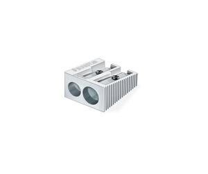 STAEDTLER 510 20 Metal Double-Hole Sharpener for Graphite and Coloured Pencils (Pack of 20)
