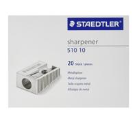 Staedtler 51010 Metal Single Hole Sharpener (Pack of 20)