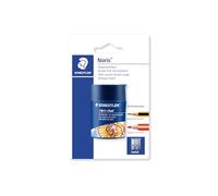 Staedtler 512002BKD Noris Club Double Pencil Sharpener | Metal tip insert for 2 formats, up to 8.2 and 10.2 mm diameter - with tin - item no. 512 002BKD