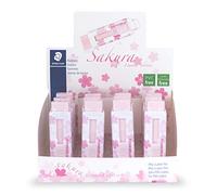 Staedtler 525 PS1A-1*12 PVC Free Holder Eraser, Cherry Blossom, Pack of 12