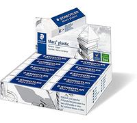 STAEDTLER 526 50 Mars Eraser, Latex & Phthalate-Free - Medium Size 65x23x13 mm (Pack of 20)